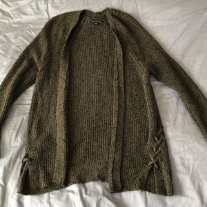 American Eagle Outfitters Forest Green Cardigan